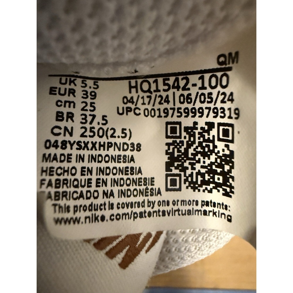 Nike Women's Court Legacy Lift White British Tan Sanddrift Size 8 NWOB Read Desc - Picture 8 of 9